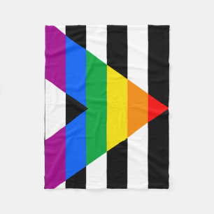 LGBTQ+ Ally Flag Fleece Blanket