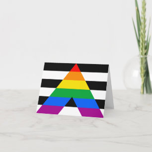 LGBTQ+ Ally Flag Holiday Card