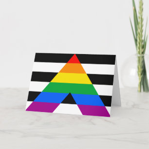 LGBTQ+ Ally Flag Holiday Card