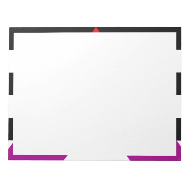 LGBTQ+ Ally Flag Notepad (Front)