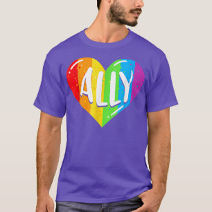 LGBTQ Ally For Gay Pride Men Women Children T-Shirt