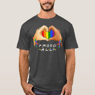 LGBTQ Ally for Gay Pride Men Women  T-Shirt