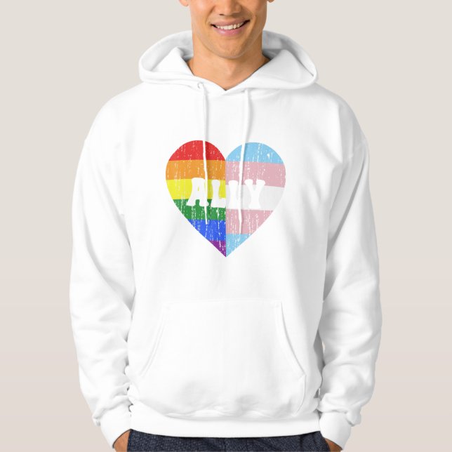 Lgbtq Ally Gay Pride Children Lesbian Trans Lgbt H Hoodie (Front)