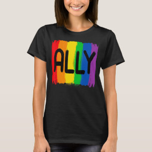 Lgbtq Ally Lgbt Lesbian Gay Bisexual Pride Month T-Shirt