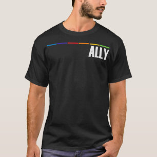 LGBTQ Ally Proud Lesbian Gay Bisexual Transgender  T-Shirt