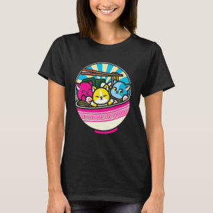 LGBTQ Animal Lesbian Cat  Pansexual Flag Pan Pride T-Shirt