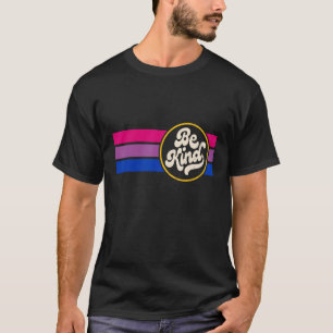 LGBTQ Be Kind Bisexual Pride LGBT Ally Bisexual Fl T-Shirt