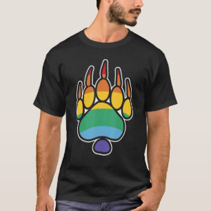 LGBTQ Bear Lesbian Zookeeper Gay Man Rainbow Pride T-Shirt