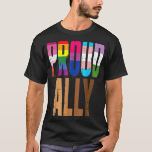Lgbtq Black Pride Proud Ally Lesbian Gay Bi Trans  T-Shirt