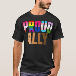 LGBTQ Black Pride Proud Ally Lesbian Gay Bi Trans T-Shirt
