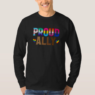 Lgbtq Black Pride Proud Ally Lesbian Gay Bi Trans T-Shirt
