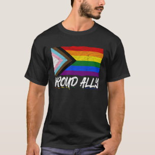 LGBTQ Black Pride Proud Ally Lesbian Gay Bi Trans T-Shirt