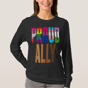 Lgbtq Black Pride Proud Ally Lesbian Gay Bi Trans  T-Shirt