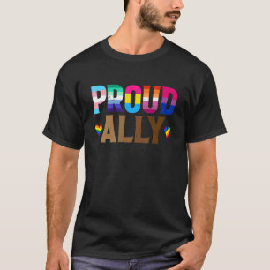 Lgbtq Black Pride Proud Ally Lesbian Gay Bi Trans T-Shirt