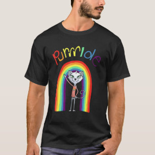 Lgbtq Cat Pride Cute Kitten Pride For Gay Lesbian  T-Shirt