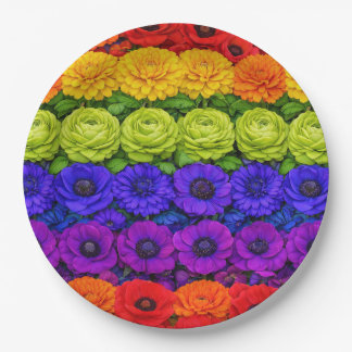 🌈LGBTQ+ CHEERS!  Flourish Together  Paper Plate
