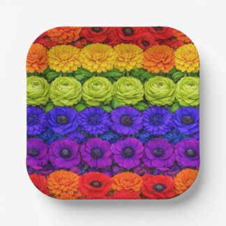 🌈LGBTQ+ CHEERS!  Flourish Together  Paper Plate