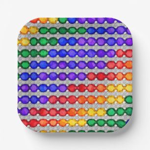 🌈LGBTQ+ CHEERS! Intertwined in Pride Paper Plate