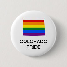 LGBTQ COLORADO PRIDE BUTTON