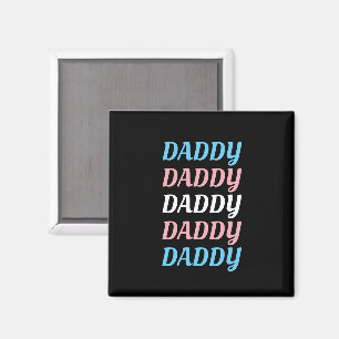 LGBTQ Daddy Transgender Pride Dad Father's Day Magnet