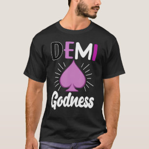LGBTQ Demisexual Flag Demi Goddess Ace Pride Asexu T-Shirt