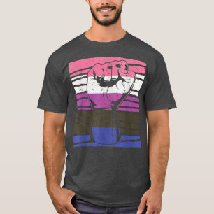 LGBTQ Equality Genderfluid Pride Fist Queer Pride T-Shirt