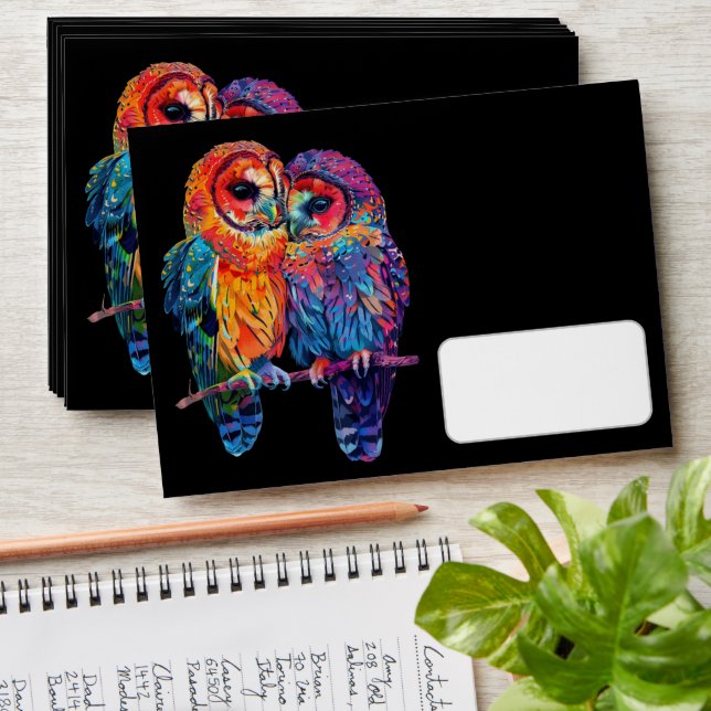 🌈  LGBTQ  Eternal Unity wedding  Envelope (Stacked)