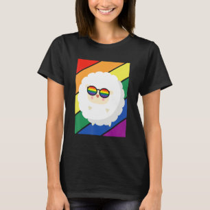 LGBTQ Flag Gay Pride Month Rainbow Sheep With LGBT T-Shirt