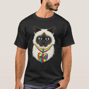 Lgbtq Flag I Gay Pride Flag I Birman Cat 1 T-Shirt