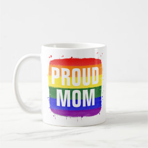 LGBTQ Flag Proud Mum Coffee Mug