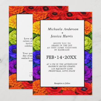 🌈 LGBTQ Flourish Together  – Classic Invitation