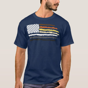 LGBTQ For Gay Pride Month American Flag USA Gay T-Shirt