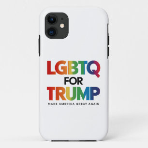 LGBTQ FOR TRUMP GAY LESBIAN FOR TRUMP 2024  iPhone 11 CASE