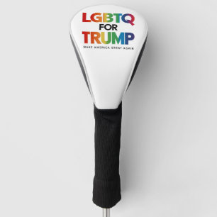 LGBTQ FOR TRUMP GAY LESBIAN FOR TRUMP 2024  GOLF HEAD COVER