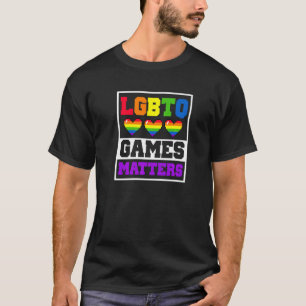 Lgbtq Gamer Gay Pride Gaymer Transgender Gayming T-Shirt
