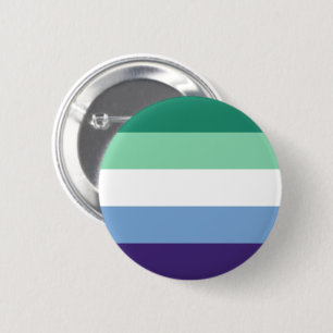 LGBTQ Gay Men Pride Flag 6 Cm Round Badge