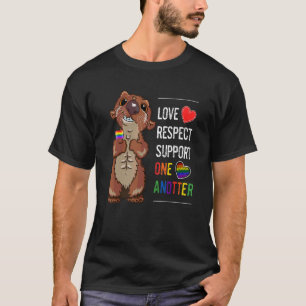 Lgbtq Gay Pride Month Love Respect Support One Ano T-Shirt