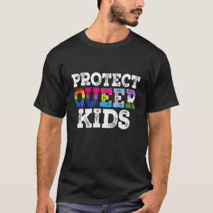 LGBTQ Gay Pride Month Rainbow Flag Protect Queer T-Shirt