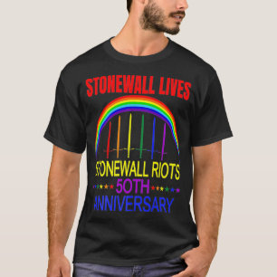 LGBTQ Gay Pride Stonewall Lives Riots Anniversary  T-Shirt