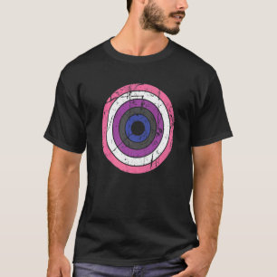 Lgbtq Gender Fluid Pride Flag Circle  Lgbtqia+ Gen T-Shirt