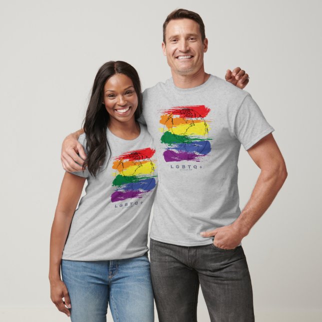 LGBTQ+ Global Proud AF T-Shirt (Unisex)