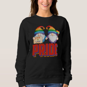 LGBTQ Gnome Pride Month 2023 Rainbow Gay Pride Par Sweatshirt