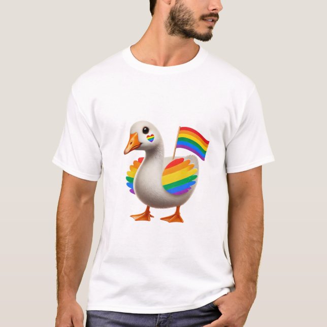 lgbtq goose T-Shirt (Front)