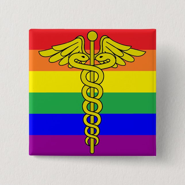 LGBTQ Health Pin (Front)
