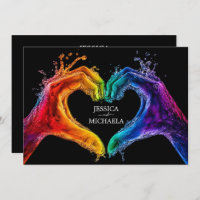 🌈❤️ LGBTQ Heart of Pride wedding