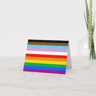 LGBTQ+ INCLUSIVE PRIDE FLAG HOLIDAY CARD