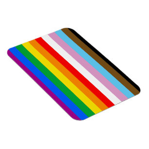LGBTQ+ INCLUSIVE PRIDE FLAG MAGNET