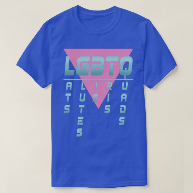 LGBTQ Lats Glutes Bis Tris Quads  T-Shirt (Design Front)