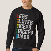 LGBTQ Legs Glutes Biceps Triceps Quads Funny Gym