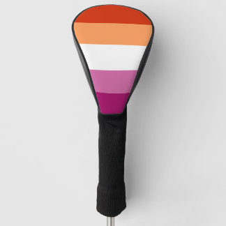 LGBTQ+ Lesbian Flag Stripes Pride -  Golf Head Cover